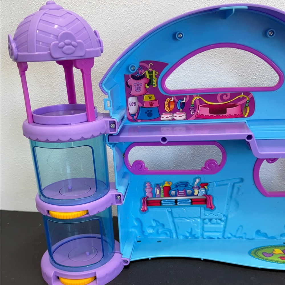 Hasbro Littlest Pet Shop House Playset 2024 LPS Dollhouse purple blue - Picture 6 of 7